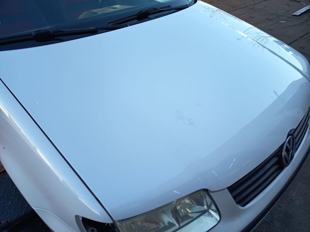 VW Polo 6N2 original Motorhaube Klappe Deckel vorn Front B9A Candywei&szlig; Bj 2000