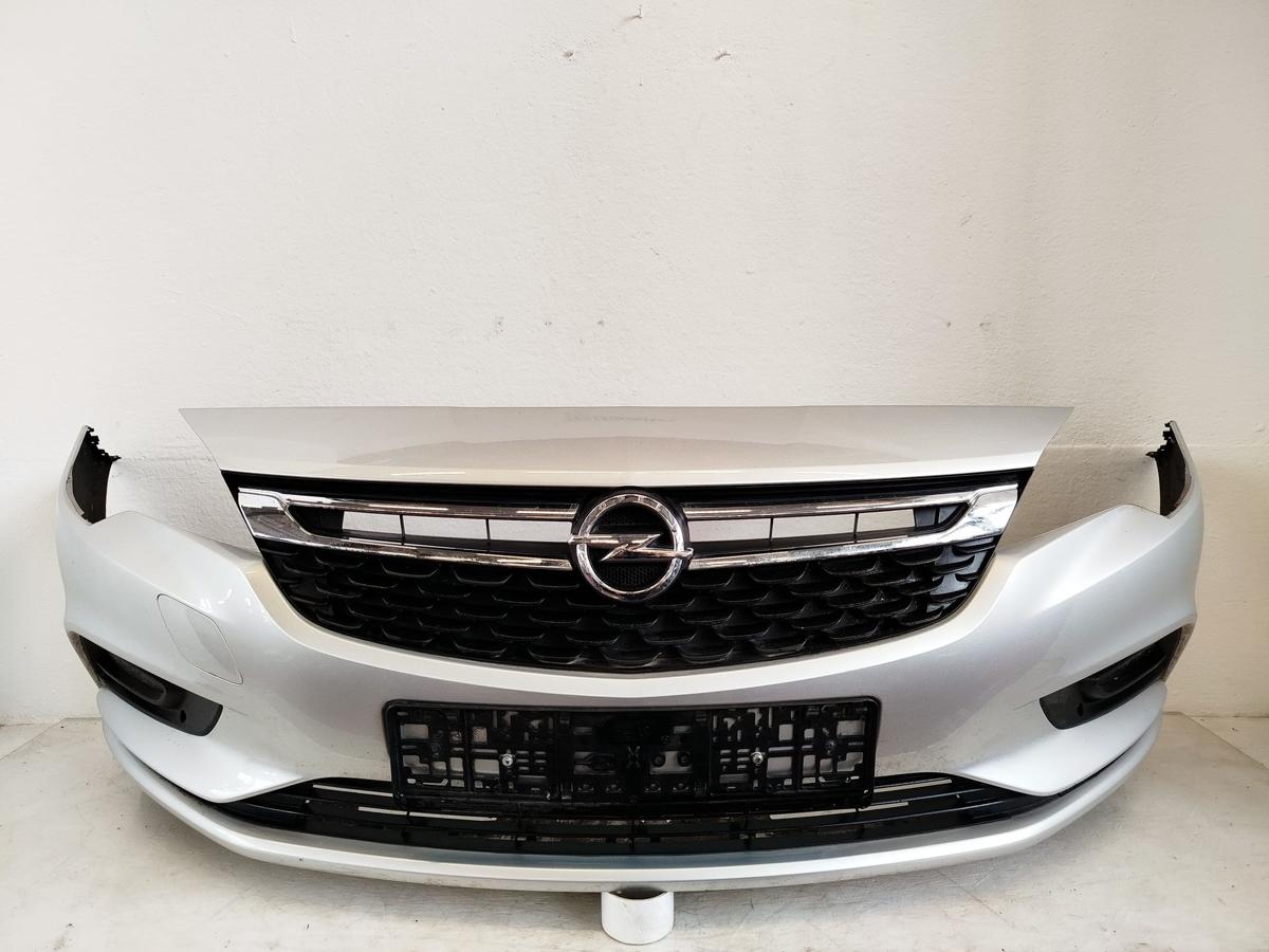 Opel Astra K B16 Caravan Stoßfänger vorn Frontschürze mit Nebel Z176 Argonsilber