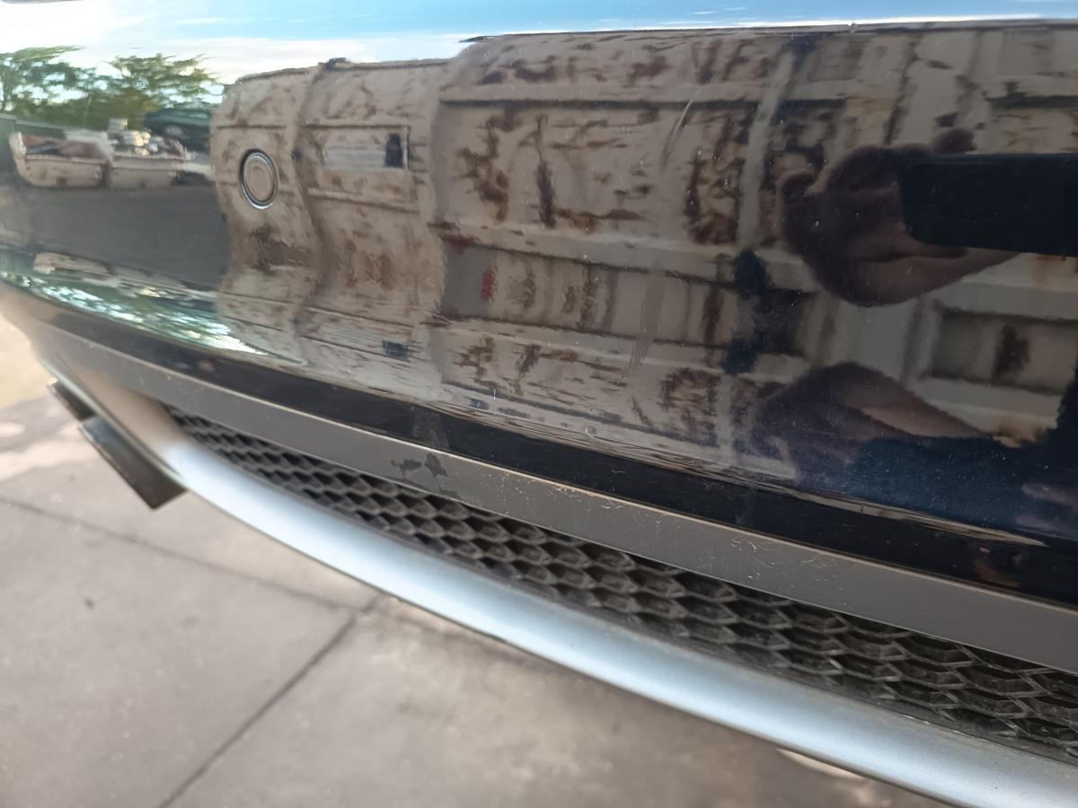 Audi A4 B8 8K Avant original Sto&szlig;stange F&auml;nger hinten Heck Y9B Brillantschwarz