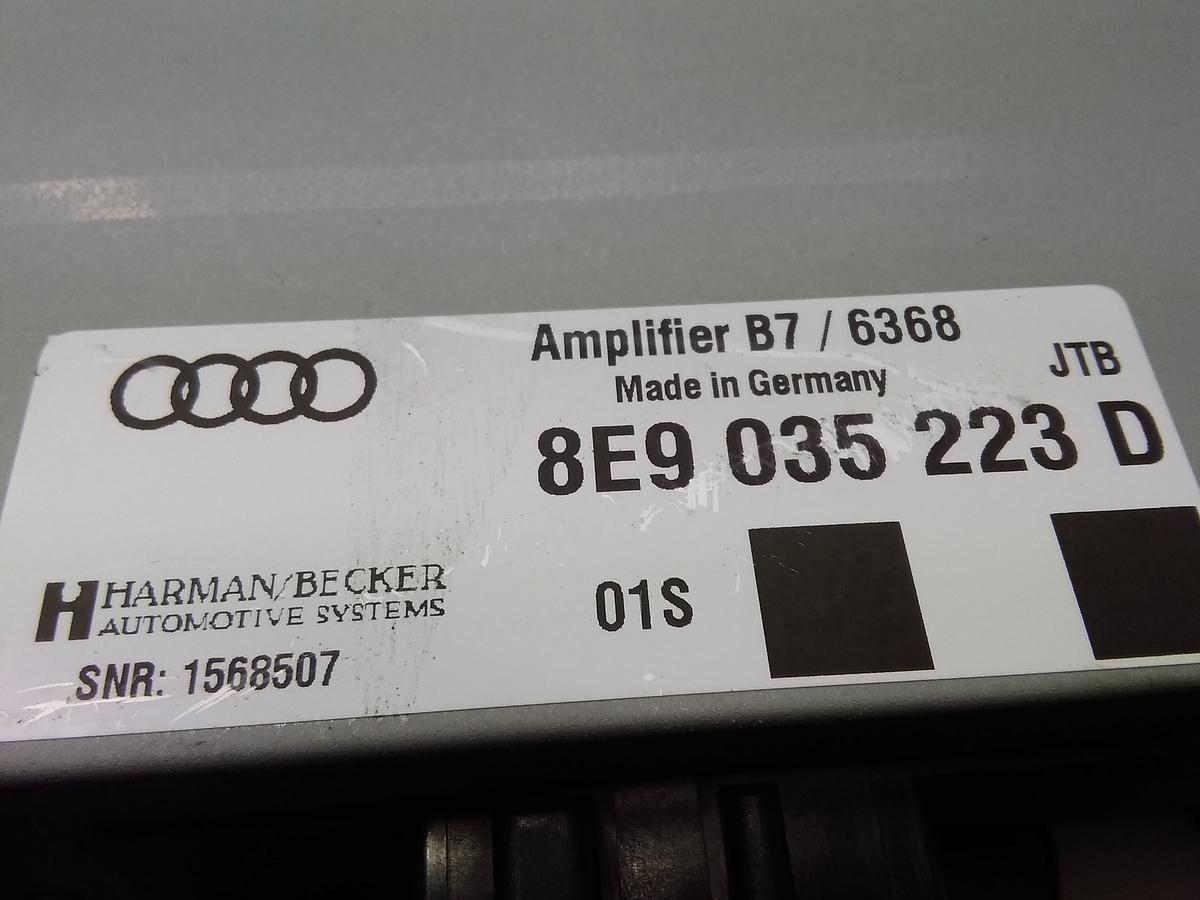 Audi A4 8E B7 Avant Bj.2007 original Subwoofer 8E9035382D mit Verstärker 8E9035223D