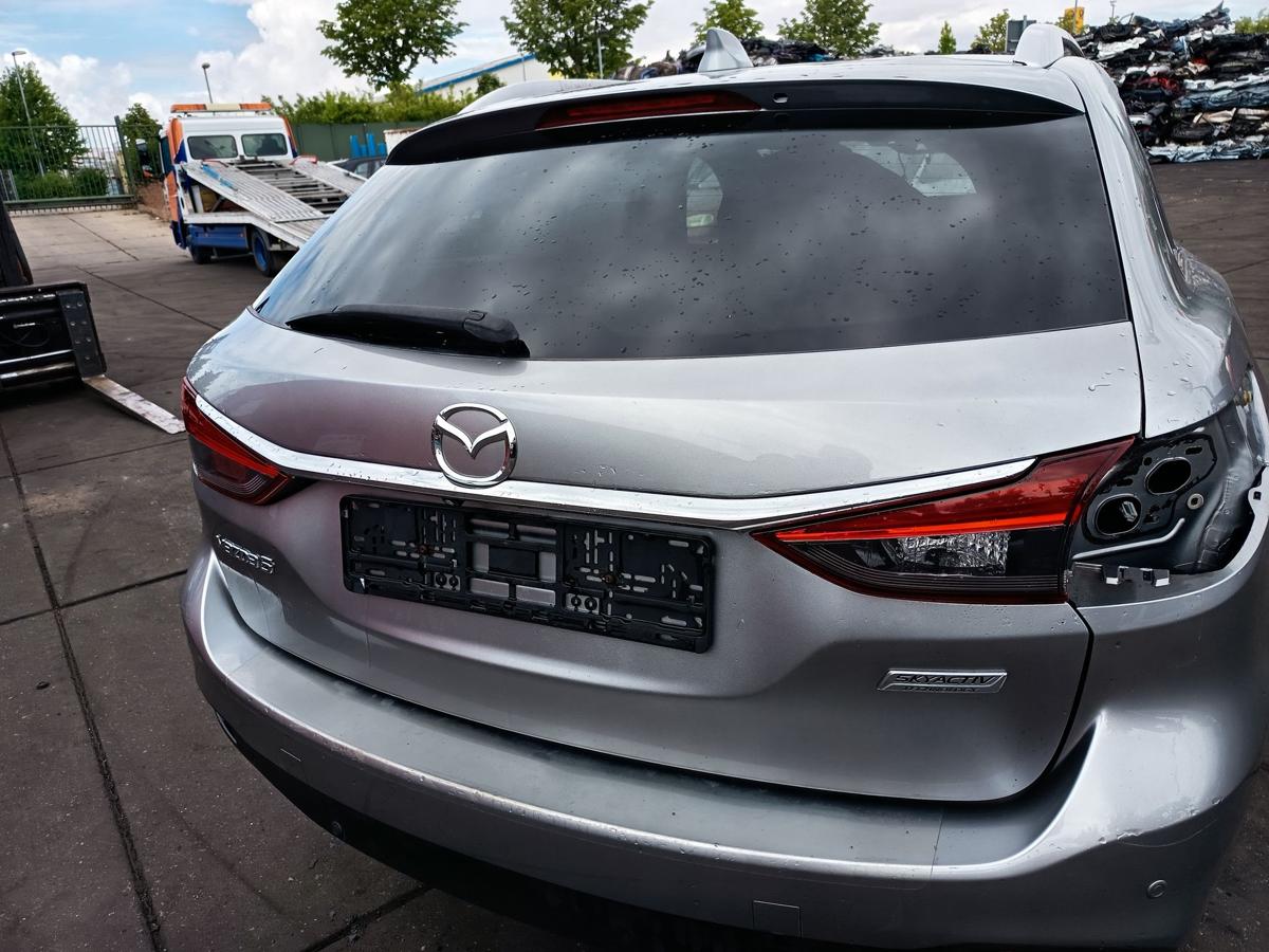 Mazda 6 Kombi GJ orig Heckklappe mit Scheibe Kofferraum 38P Silber met Bj 2015
