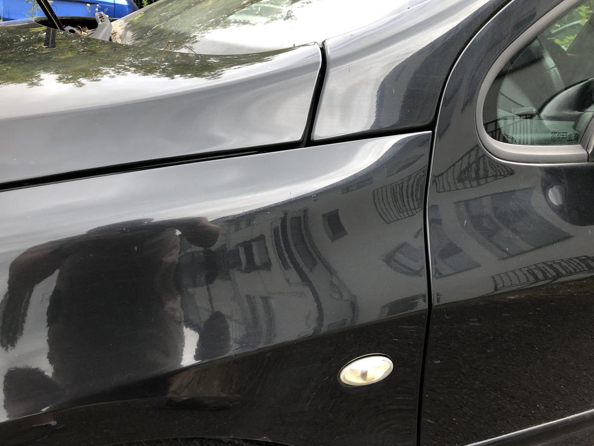 Peugeot 307 SW 3E 3H Kotfl&uuml;gel vorn links Seitenwand EXL Noir Obsidien Nacre