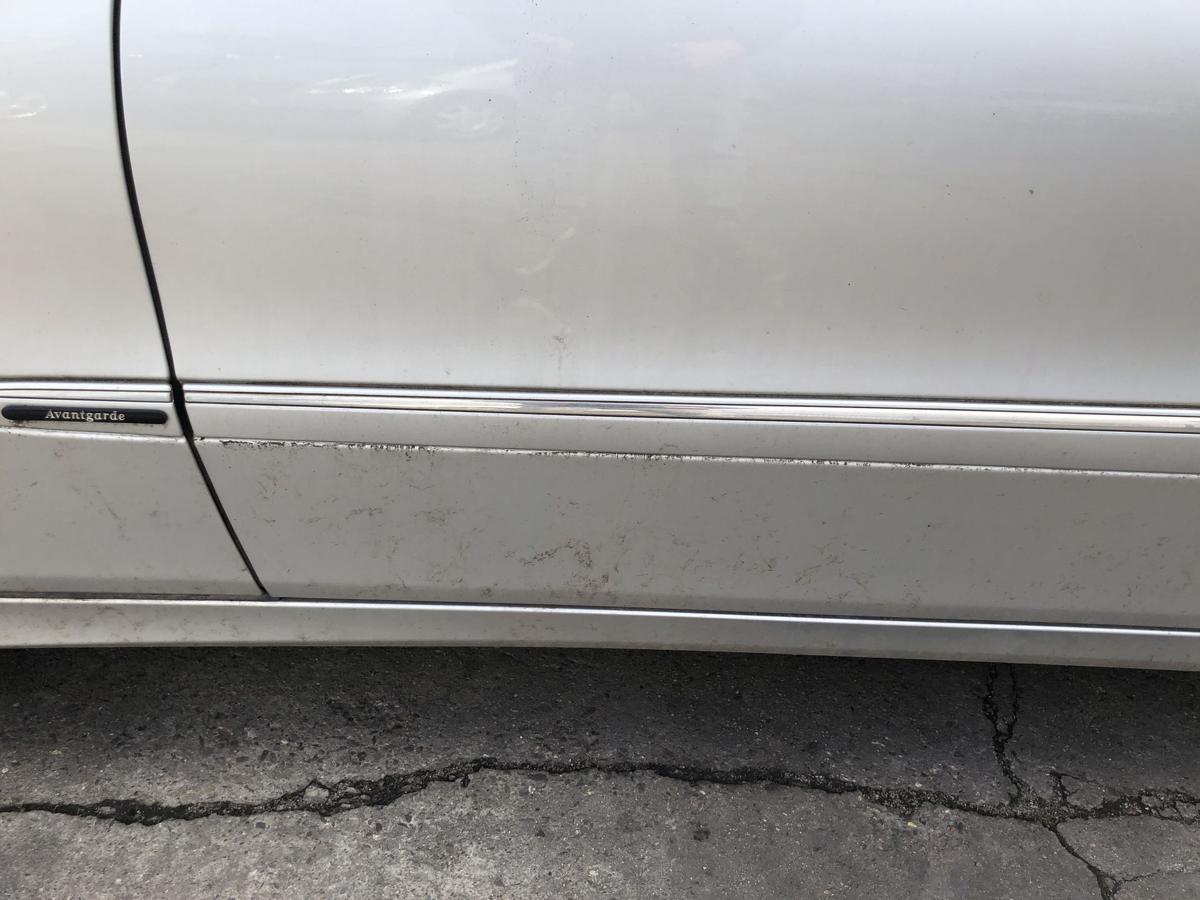 Mercedes E Klasse W211 T&uuml;r vorn links Fahrert&uuml;r Rohbau 744 Brillantsilber Met