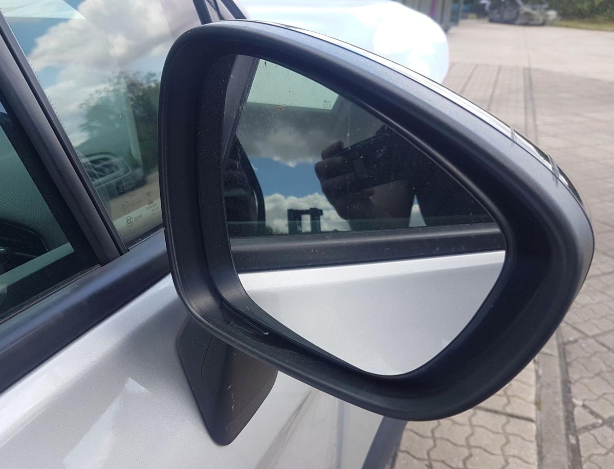 Opel Crossland X Au&szlig;enspiegel rechts in schwarz Bj2018 elektrisch