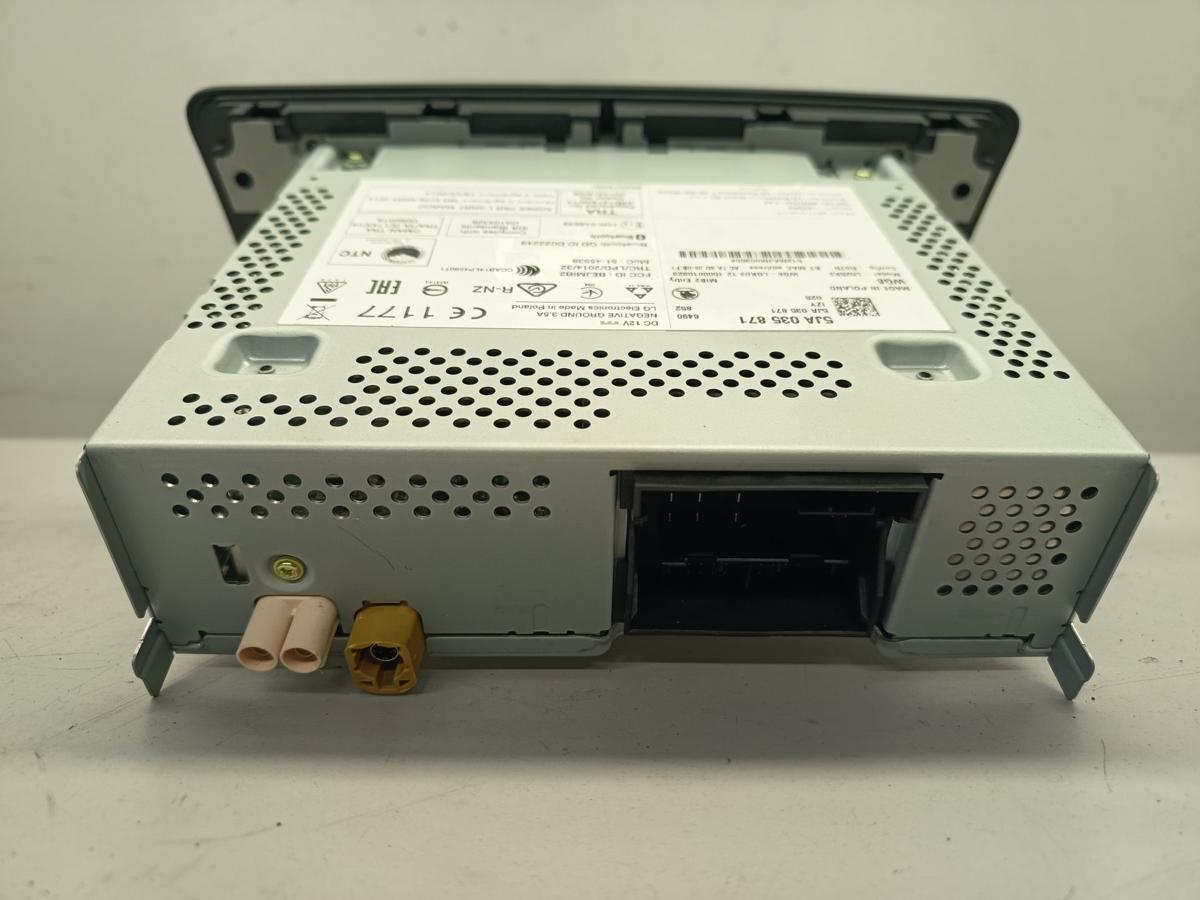 Skoda Rapid original Radio Audiosystem 5JA035871 Baujahr 2016