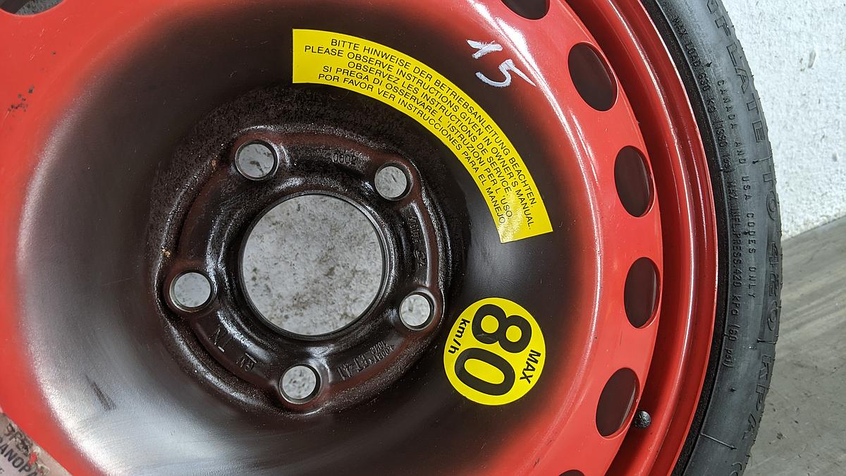 Opel Vectra C Notrad Reserverad Rad T115/70R16 92M 2160115