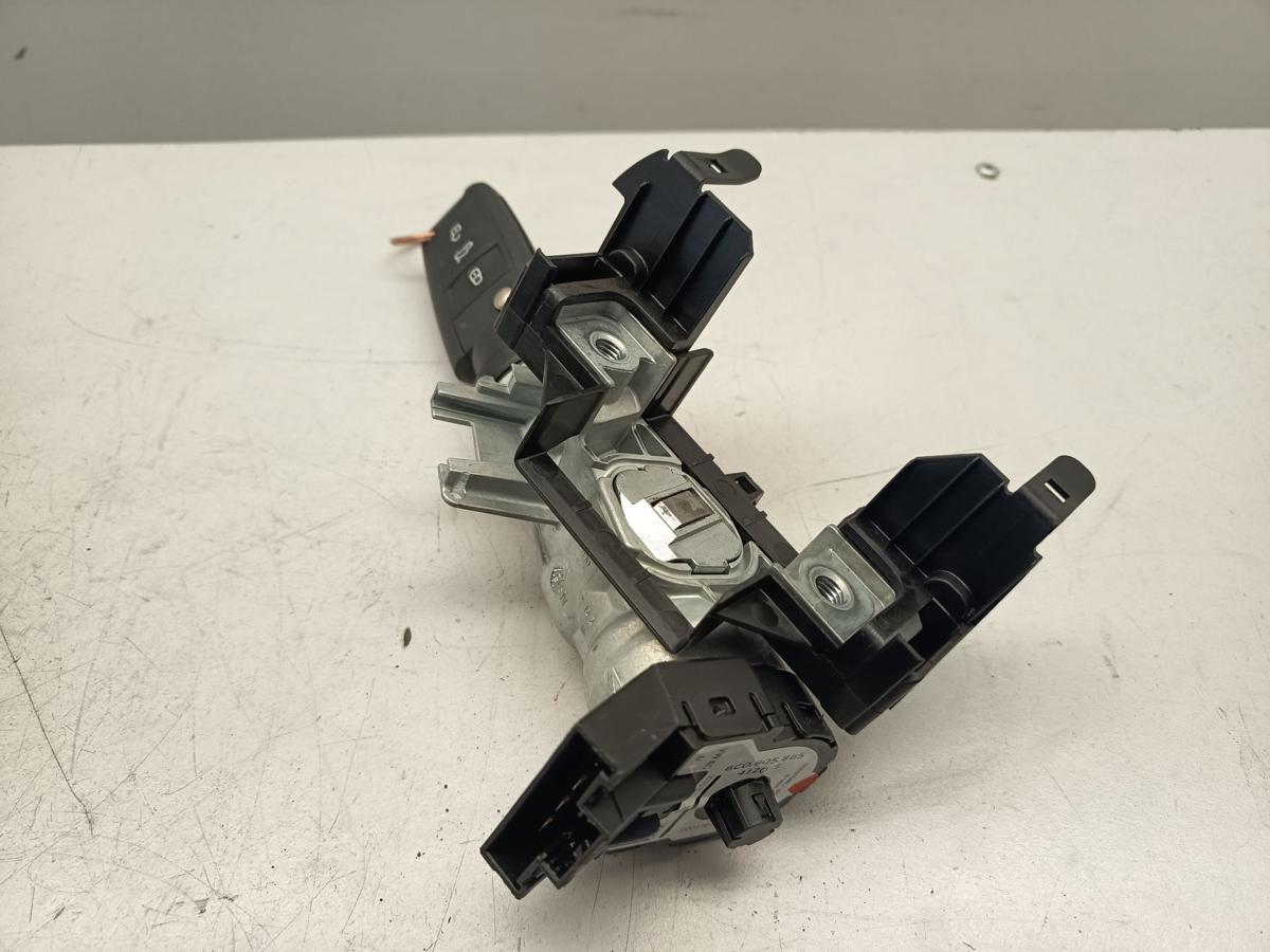 Skoda Rapid original Z&uuml;ndschloss mit Schl&uuml;ssel 1K0905851 Baujahr 2016