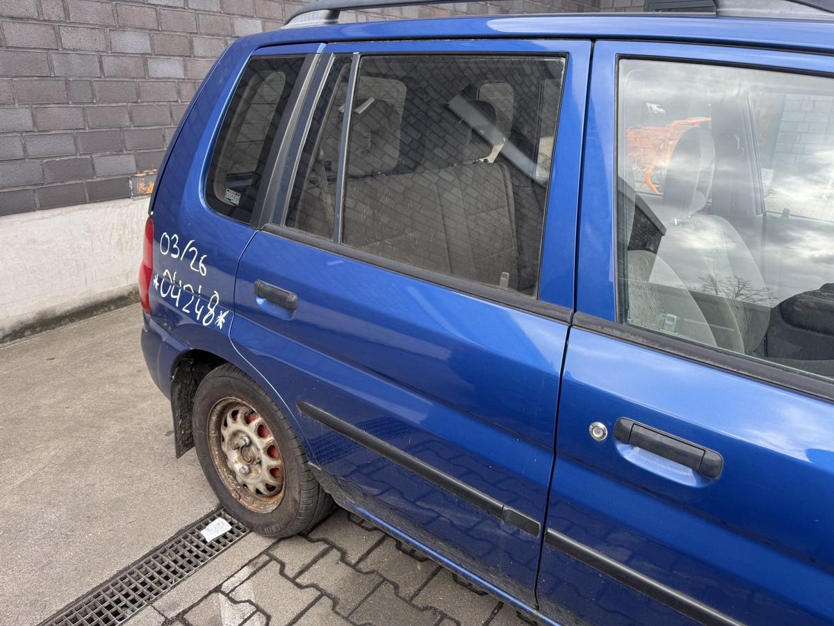Mazda Demio original T&uuml;r hinten rechts 20P Innocent Blue Pearl Bj.2000