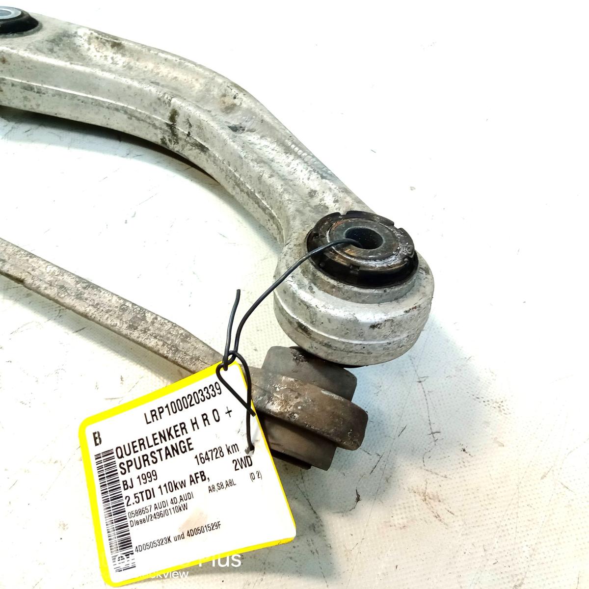 Audi A8 4D D2 original Querlenker Hinterachse oben + Spurstange Bj.1999