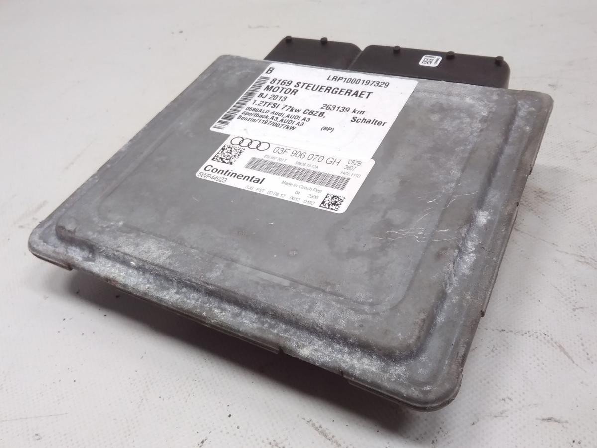 Audi A3 8P Motorsteuerger&auml;t 1.2TFSI 77kw CBZB 03F906070GH Bj.2013