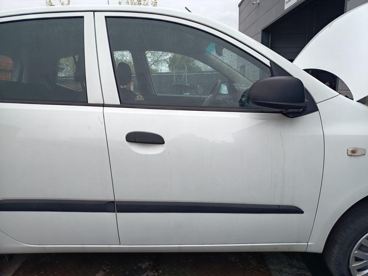 Hyundai I10 PA original T&uuml;r vorne rechts Crystal White Baujahr 2011