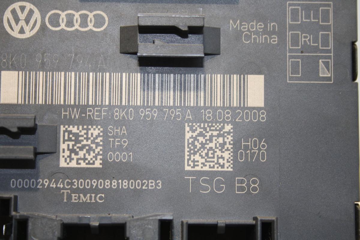 Audi A4 B8 orig Steuergerät Tür hinten rechts 8K0959794 Bj 2009