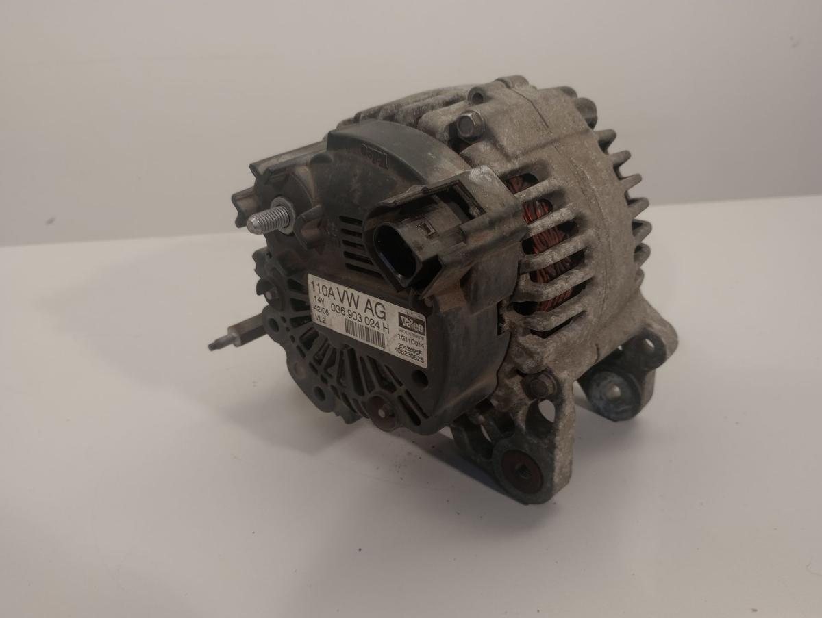 VW Golf 5 V orig Lichtmaschine 110A Generator Benzin 1,4l 59kW BUD Bj 2006