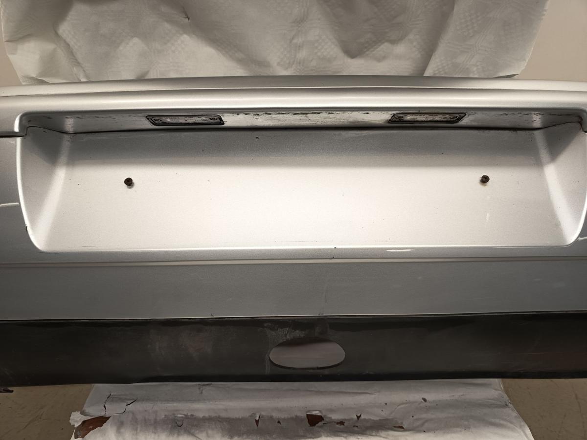 Polo 9N1 original Sto&szlig;f&auml;nger Sto&szlig;stange hinten Bumper rear reflexsilber LA7W