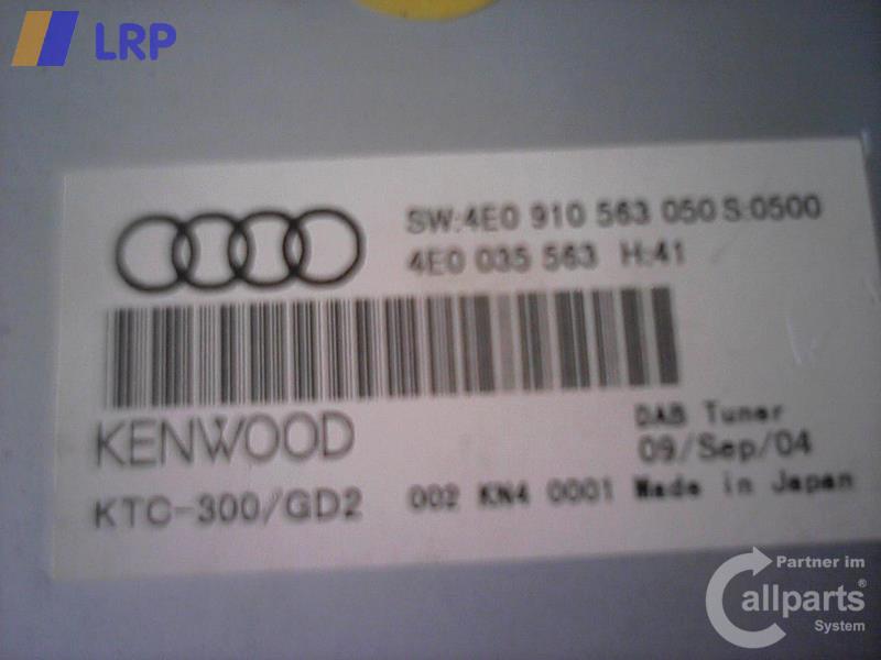 Audi A6 4F original DAB Tuner 4E0910563 BJ2004