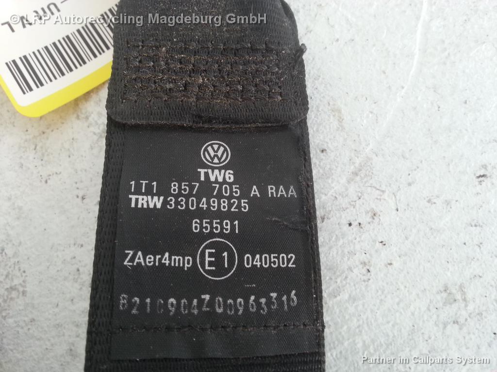 VW Touran 1T Bj.04 Sicherheitsgurt vorn links Gurtstraffer 1T1857705A