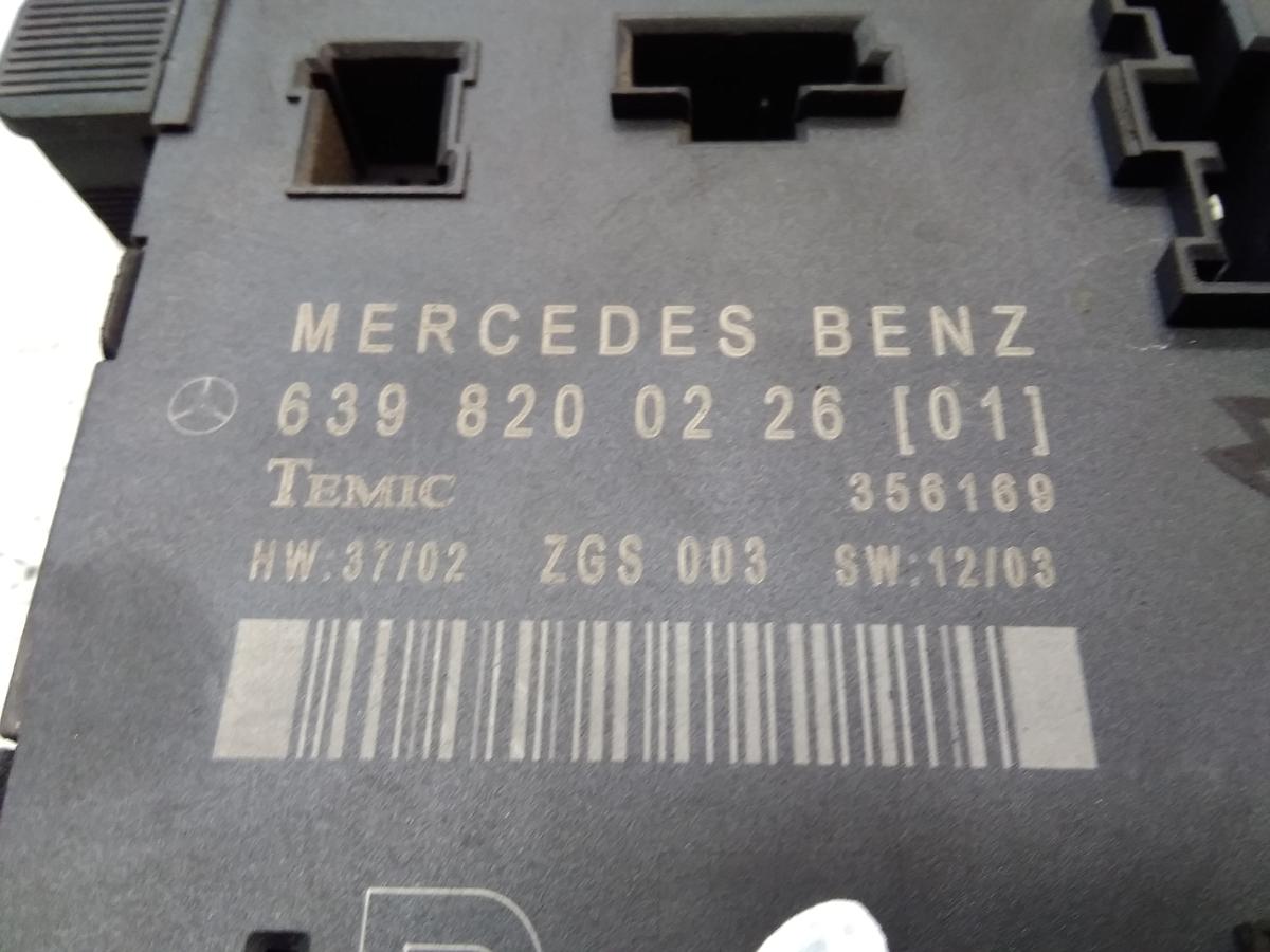 Mercedes Benz Vito 639 original Türsteuergerät vorn rechts