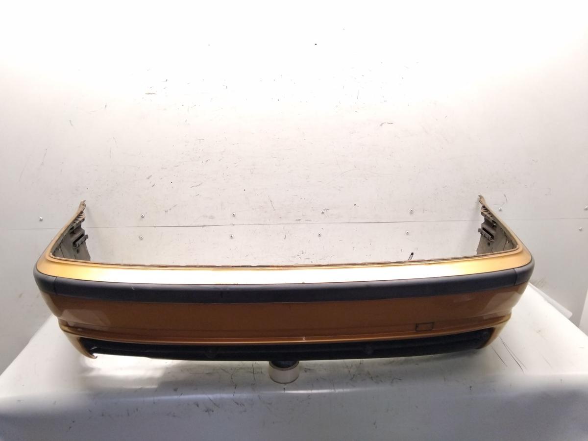 BMW E46 Limo original Sto&szlig;f&auml;nger Sto&szlig;stange hinten orangemetallic PDC BJ2001