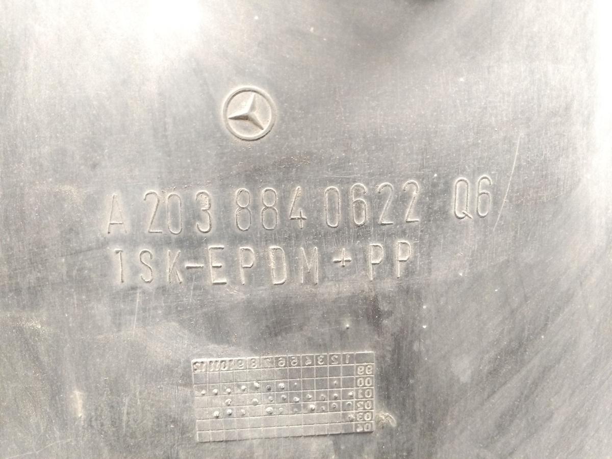Mercedes C-Klasse 203 original Radhausschale vorn rechts Mittelteil BJ2003