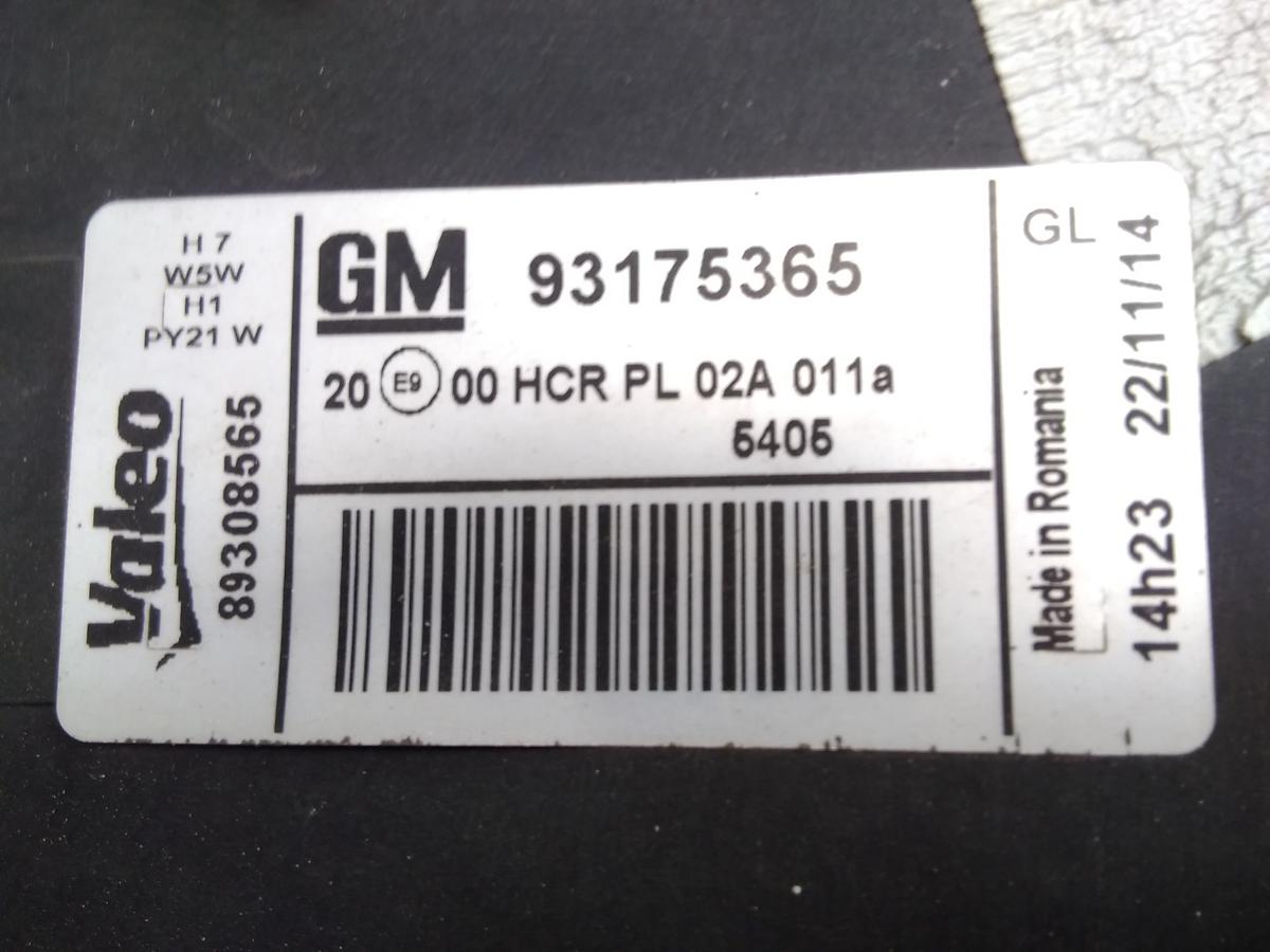 Opel Meriva A original Scheinwerfer rechts Valeo Halogen mit LWR BJ2006