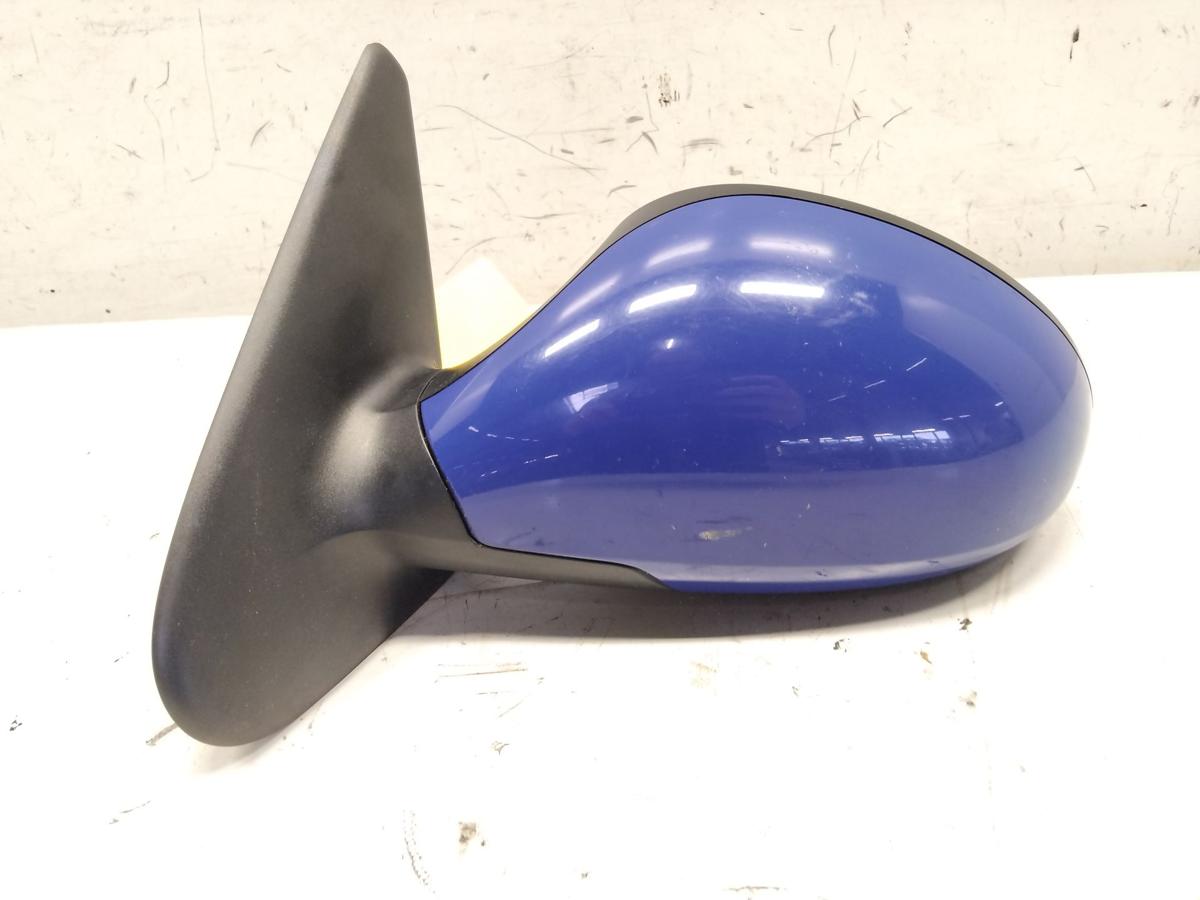 Seat Leon 1M original Au&szlig;enspiegel links elektrisch beheizt Facelift BJ2003 LS5G Canaria Blau