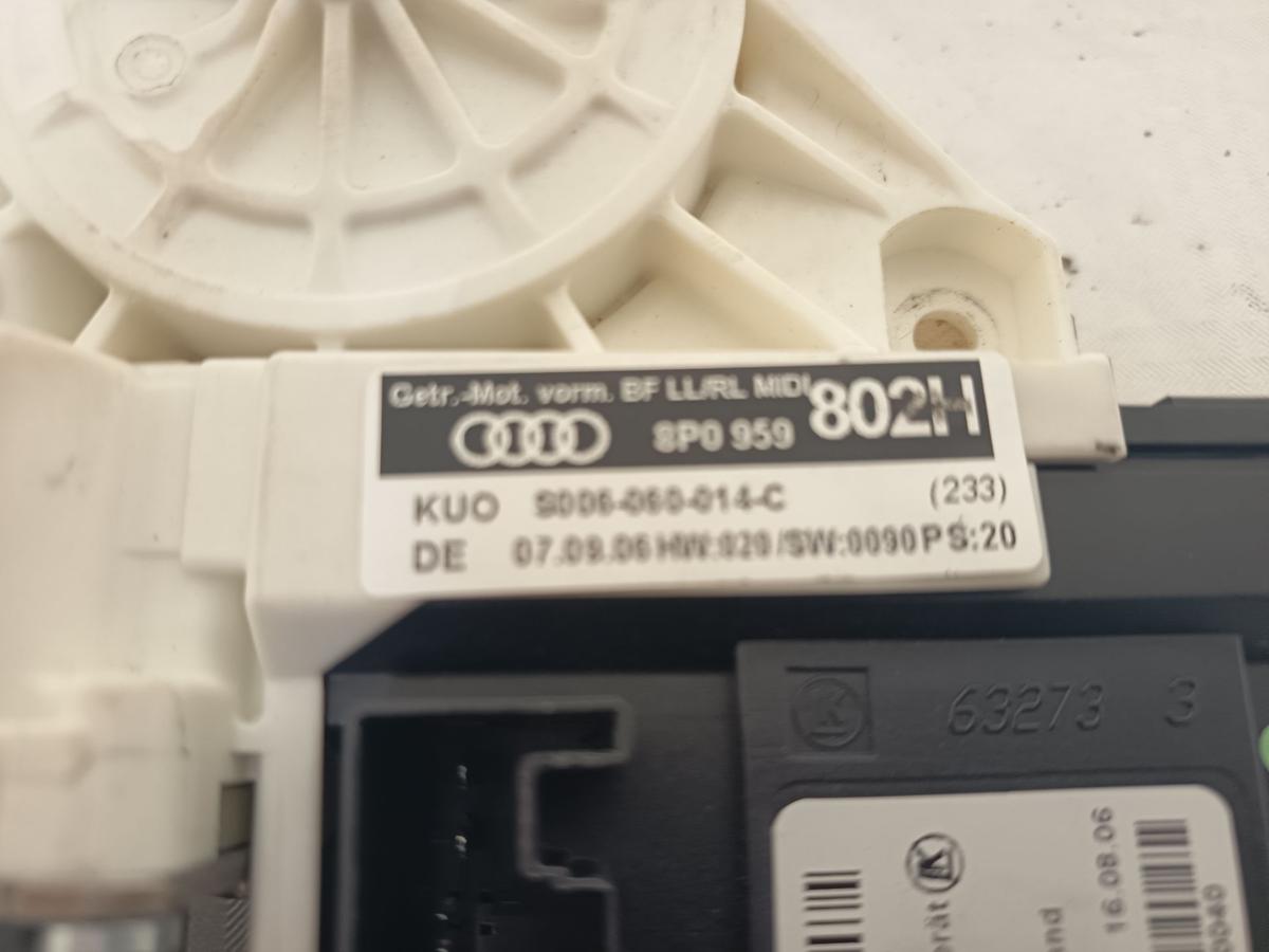 Audi A3 8P vor Facelift original Motor für Fensterheber vorn links Bj 2006