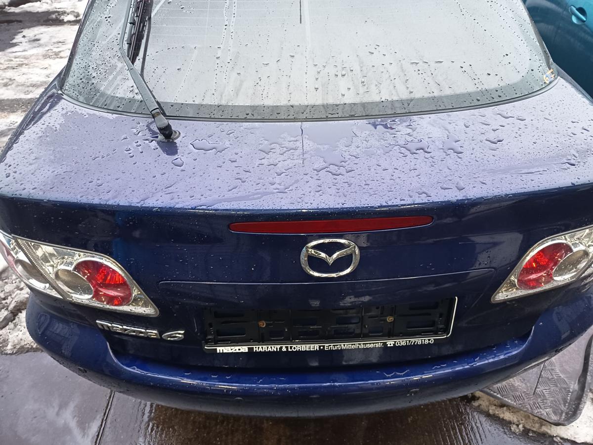 Mazda 6 GG original Heckklappe mit Scheibe Blau Met / vor Facelift 02-05 Bj 2002