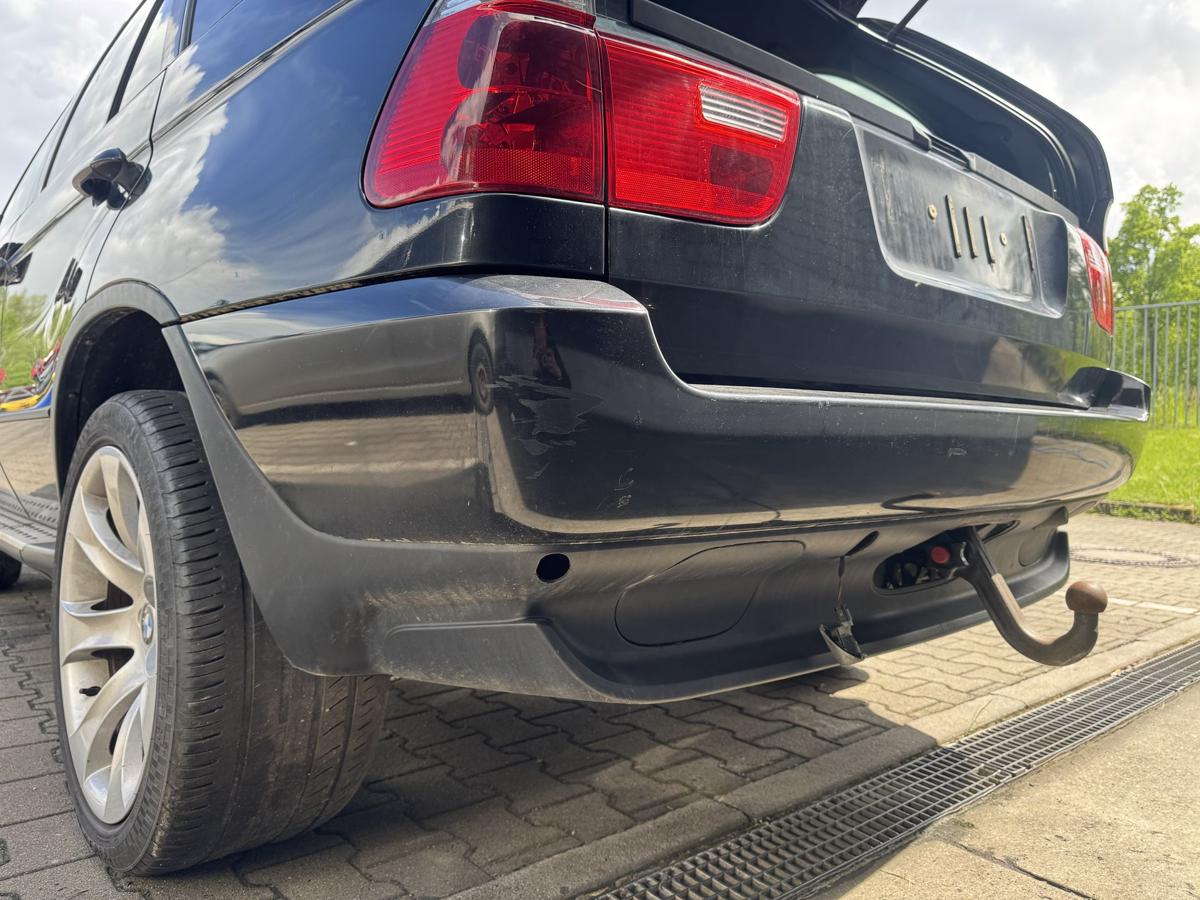 BMW X5 E53 original Sto&szlig;stange Stossf&auml;nger hinten 475 Blacksaphire Metallic