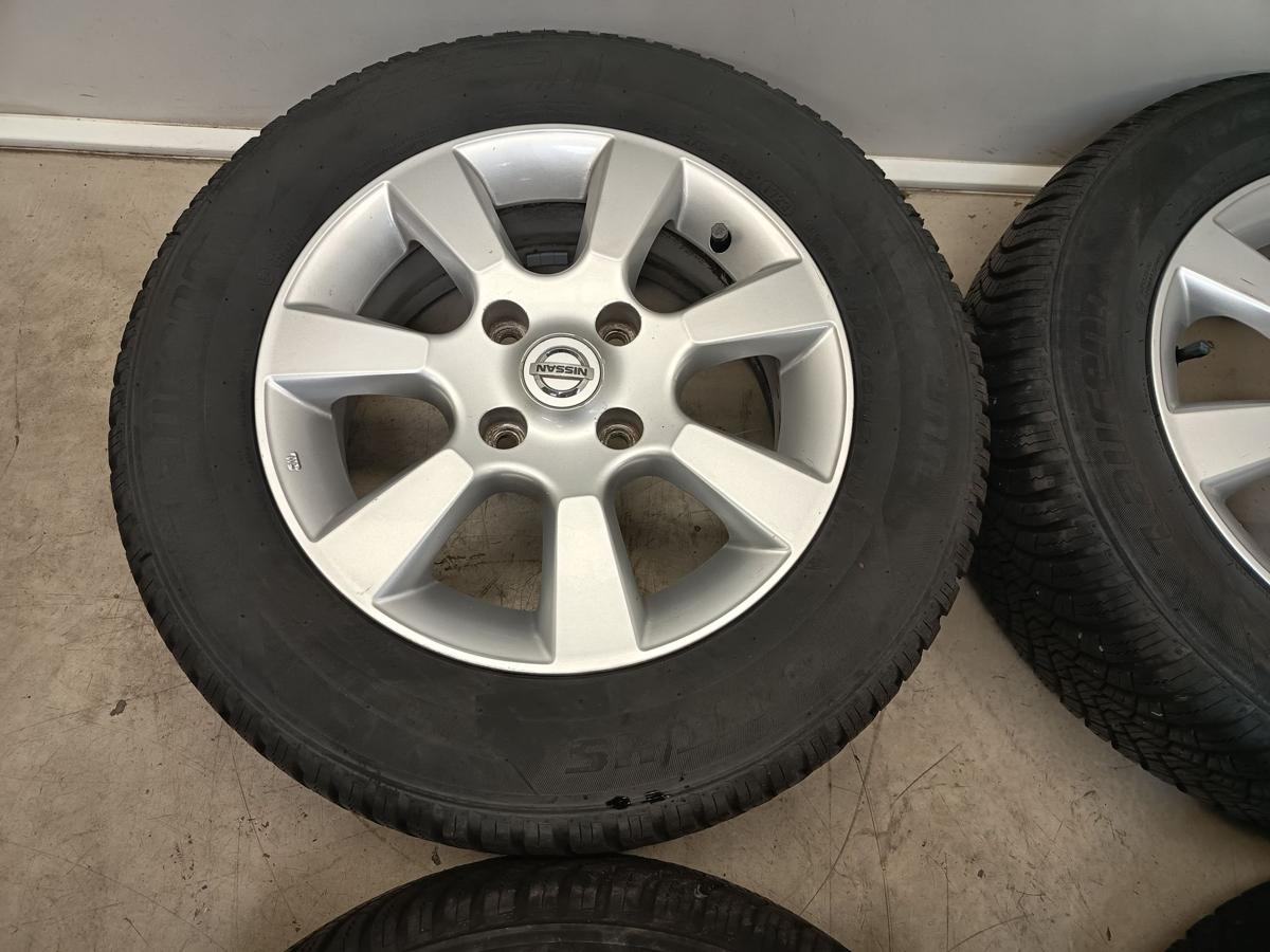 Nissan Tiida C11 orig Satz Alufelgen mit Reifen 5,5x 15 ET40 Bj 2008