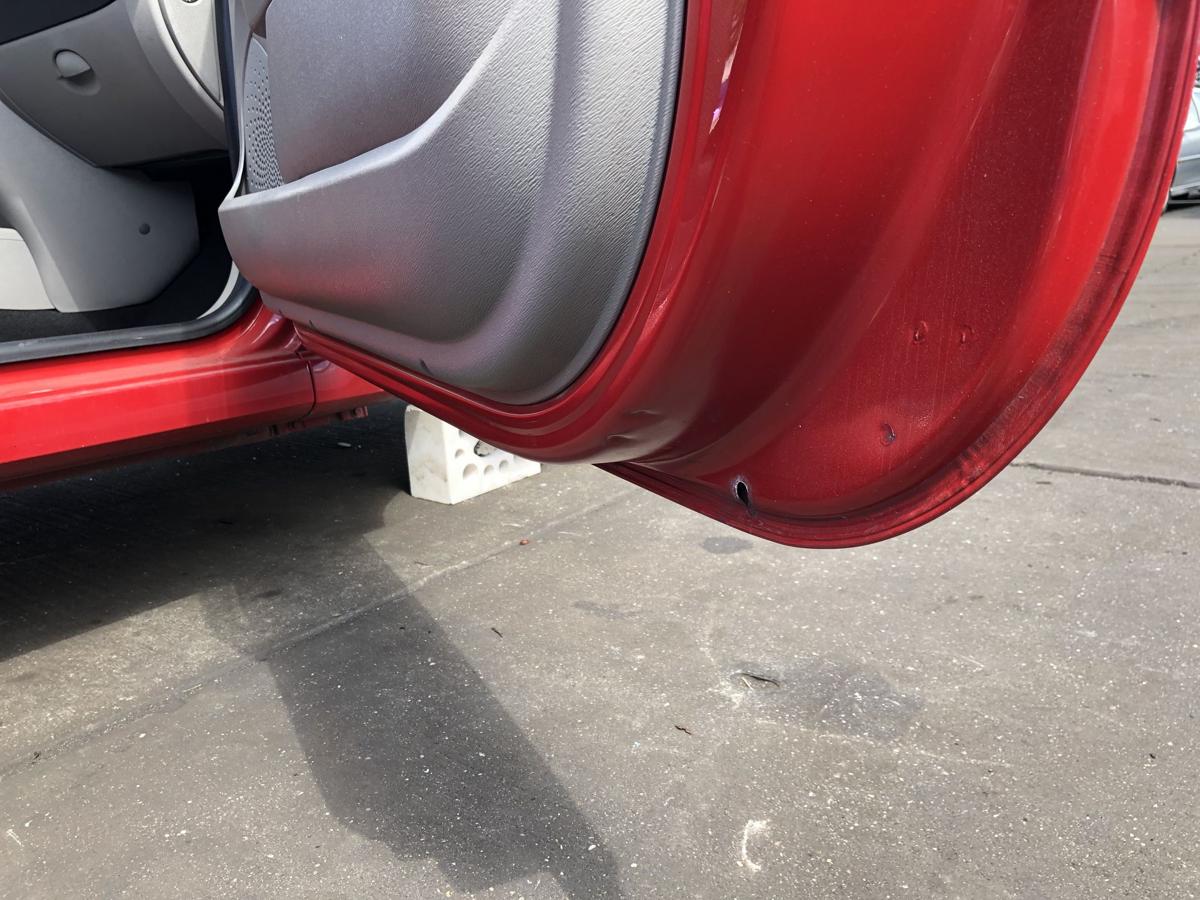 Renault Twingo II original Tür rechts Beifahrer 727 Spanischrot Bj 2009