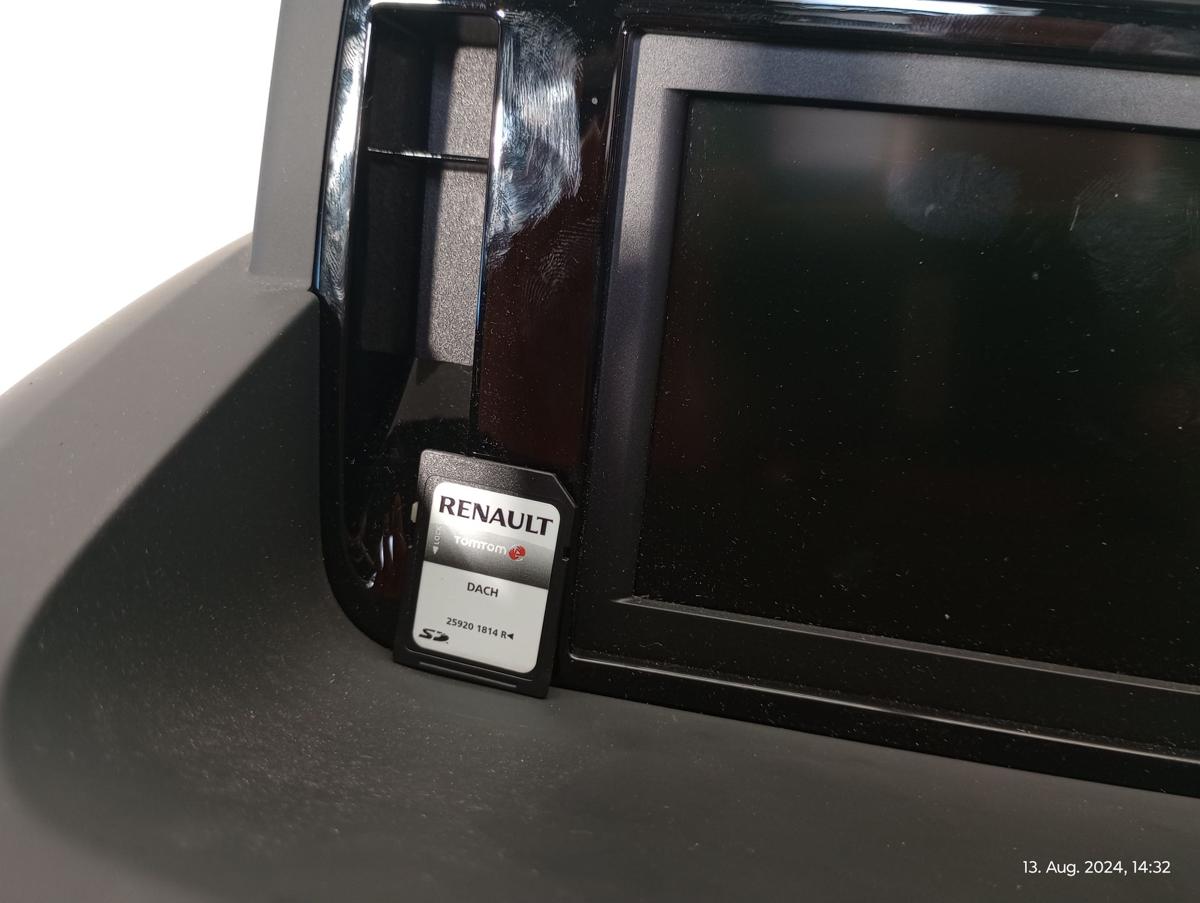 Renault Megane III 3 orig Navi Display Monitor Bildschirm SD Card Bj 2012