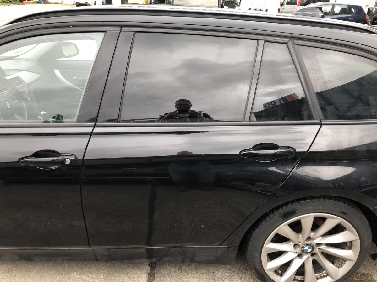 BMW 3er F31 Touring Sportline T&uuml;r hinten links Fondt&uuml;r Rohbau 668 SCHWARZ II