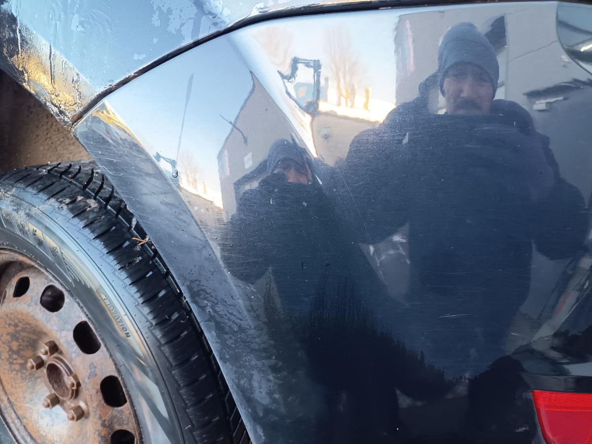 Ford Focus II original Sto&szlig;stange F&auml;nger hinten/Heck Pantherschwarz Bj 2008