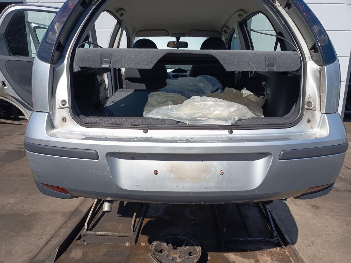Opel Corsa C original Sto&szlig;stange F&auml;nger hinten Heck Z157 Starsilber Bj 2005