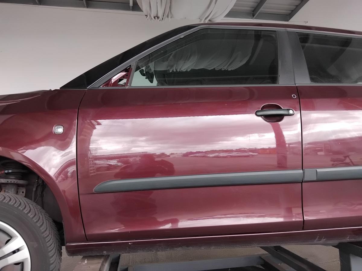 Skoda Fabia 2 5J T&uuml;r vorn links Fahrert&uuml;r LF3X Rosso Brunello BJ2013