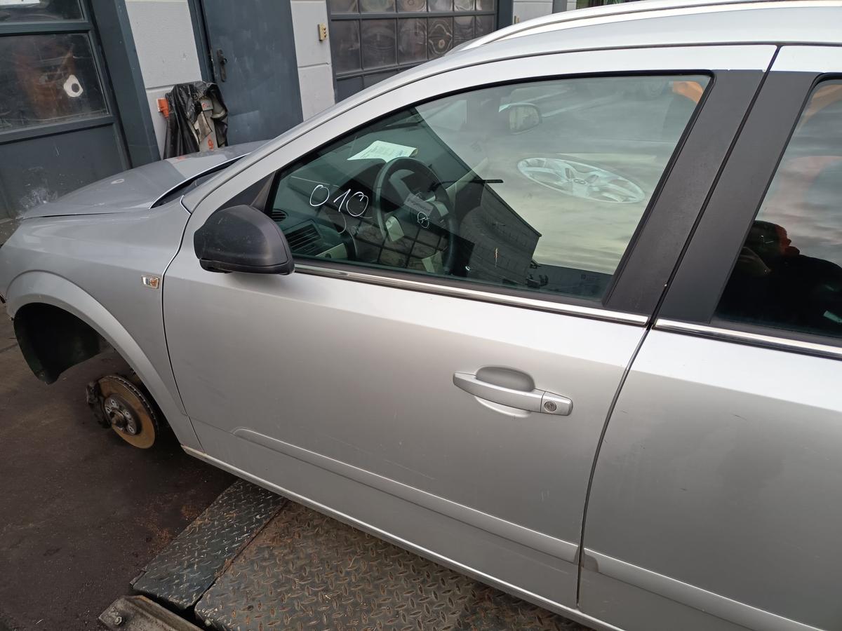 Opel Astra H Caravan Bj 2008 original Tür vorn links Fahrer Z157 Starsilber III