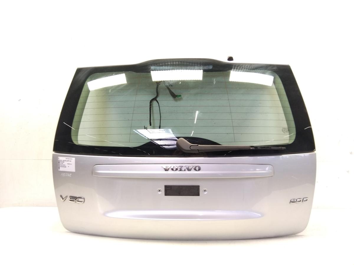 Volvo V50 Facelift Heckklappe silbermetallic mit Heckscheibe Bj.2008