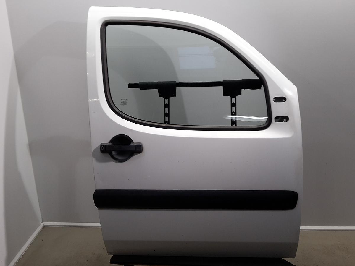 Fiat Doblo Cargo 223L org Tür vorne rechts für elektr Fensterheber 249-Bianco Weiss Bj 2005