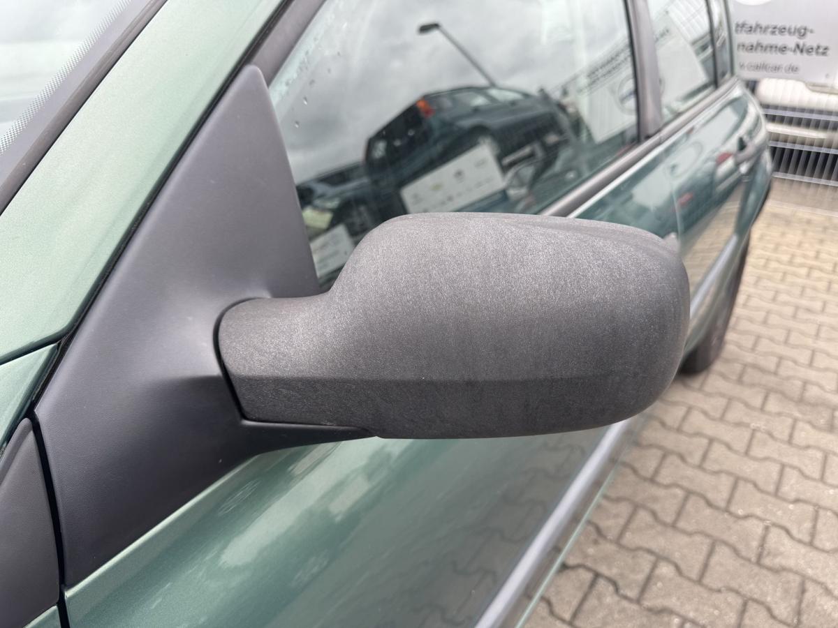Renault Megane 2 original Au&szlig;enspiegel links schwarz unlackiert manuell verstellbar Bj.2004