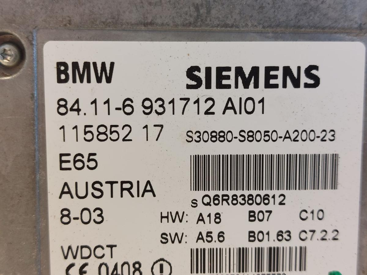 BMW 7er E65 Steuergerät Telefon Telefonmodul Antennenverstärker Siemens
