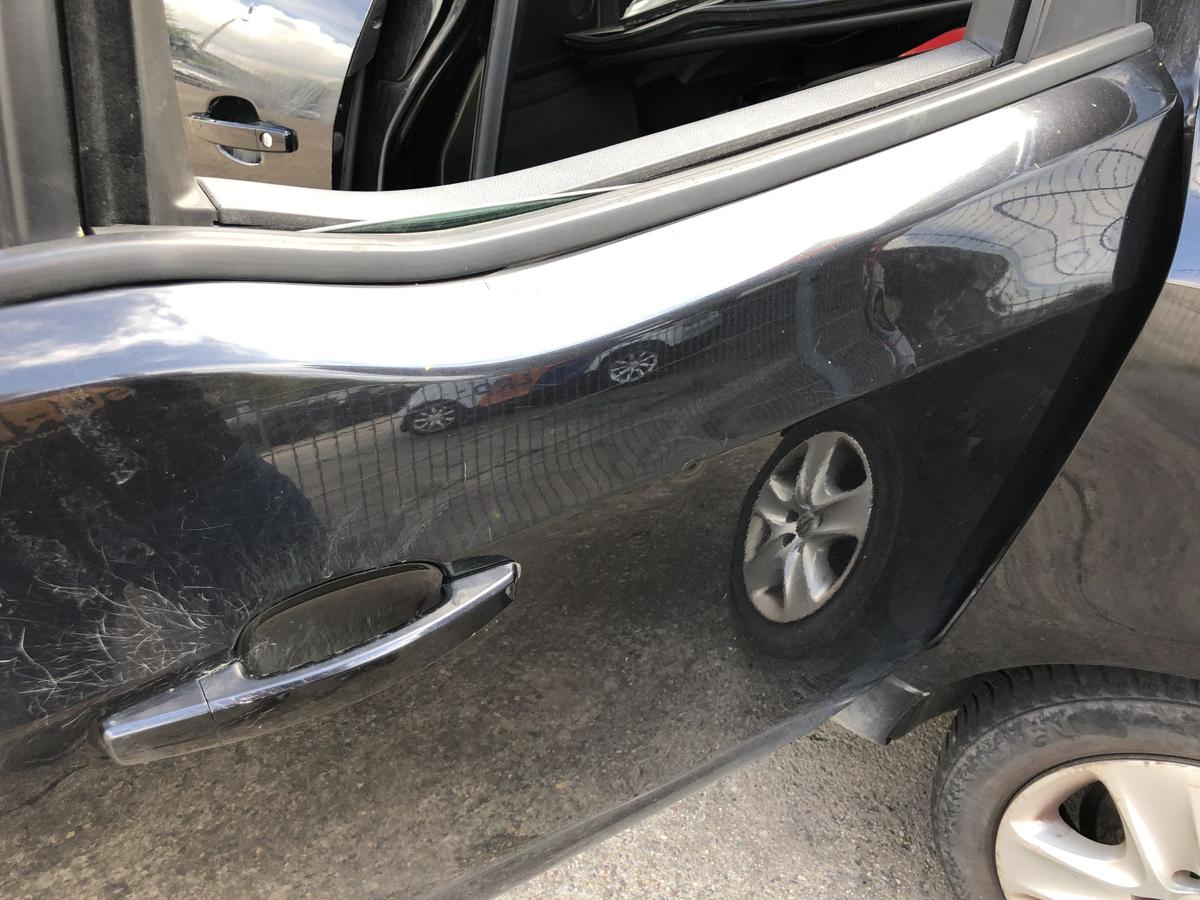 Opel Meriva B Tür hinten links Fondtür im Rohbau 2HU Saphirschwarz SCHADEN