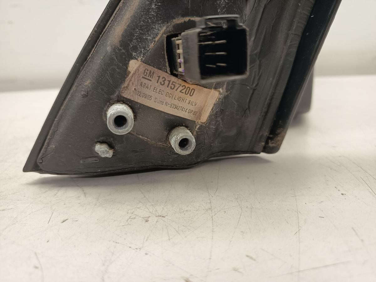 Opel Meriva original Au&szlig;enspiegel rechts elektr anklappbar Z163 Silber Bj 2006