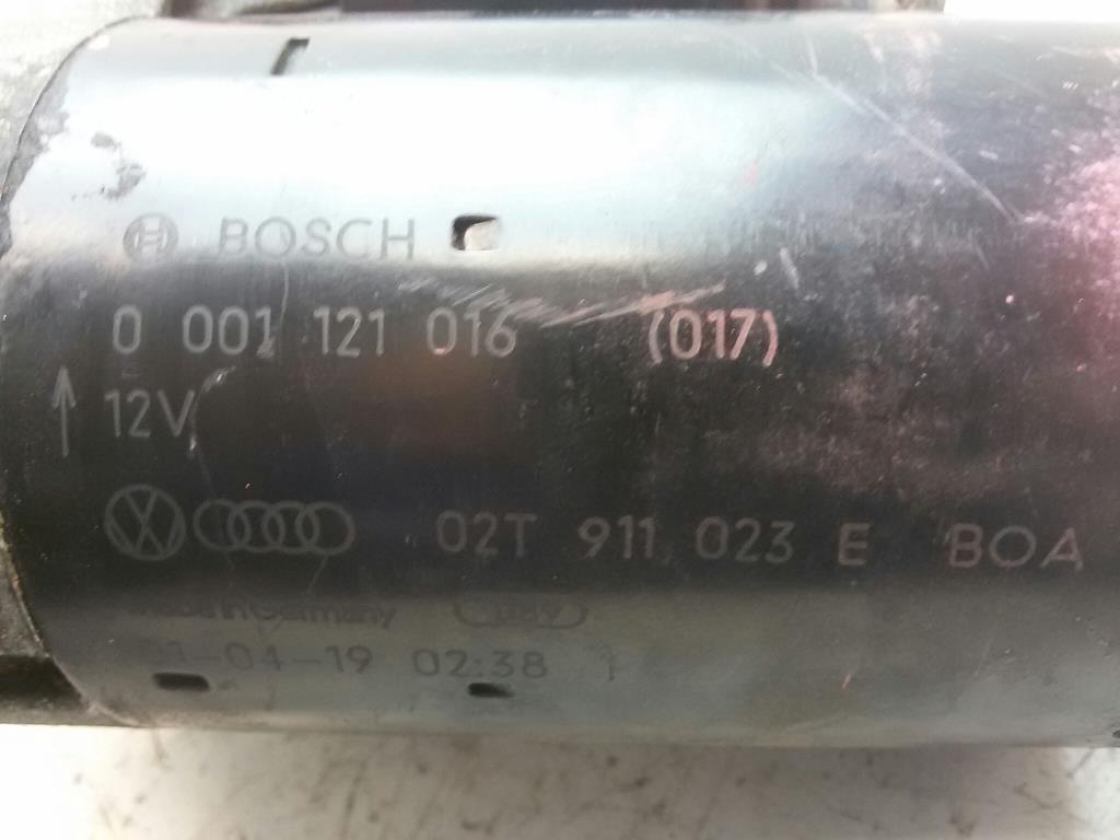 Audi A2 8Z BJ2001 original Anlasser Starter 001121016 BOSCH 1.4 55kw AUA