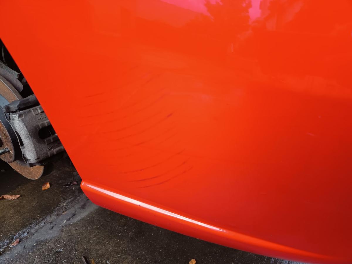 Mazda 5 CR orig Stoßstange hinten Stoßfänger rot ab Bj 2008