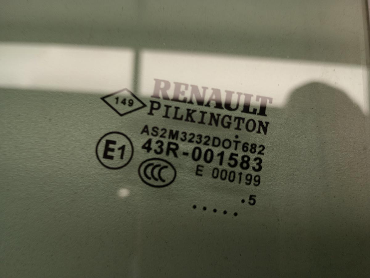 Renault Scenic II orig Türscheibe Seitenscheibe hinten rechts Bj 2005