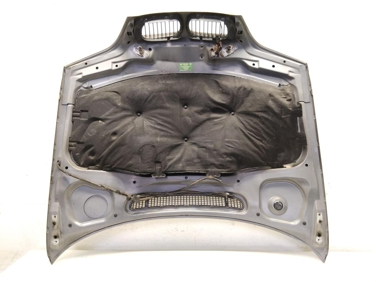BMW 3er E46 original Motorhaube Deckel vorn A08 silbergrau Facelift BJ2005