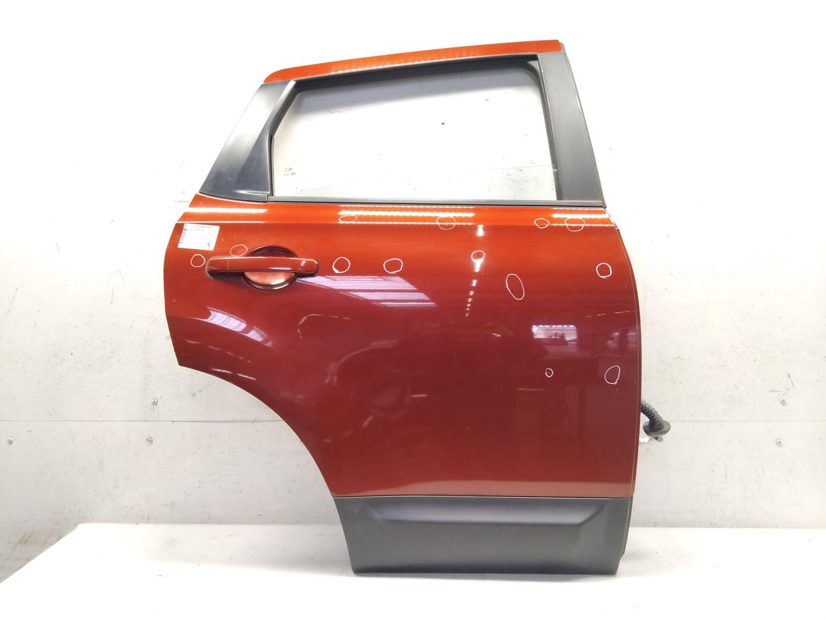 Nissan Qashqai J10 T&uuml;r hinten rechts weinrotmetallic NAJ Bj.2011
