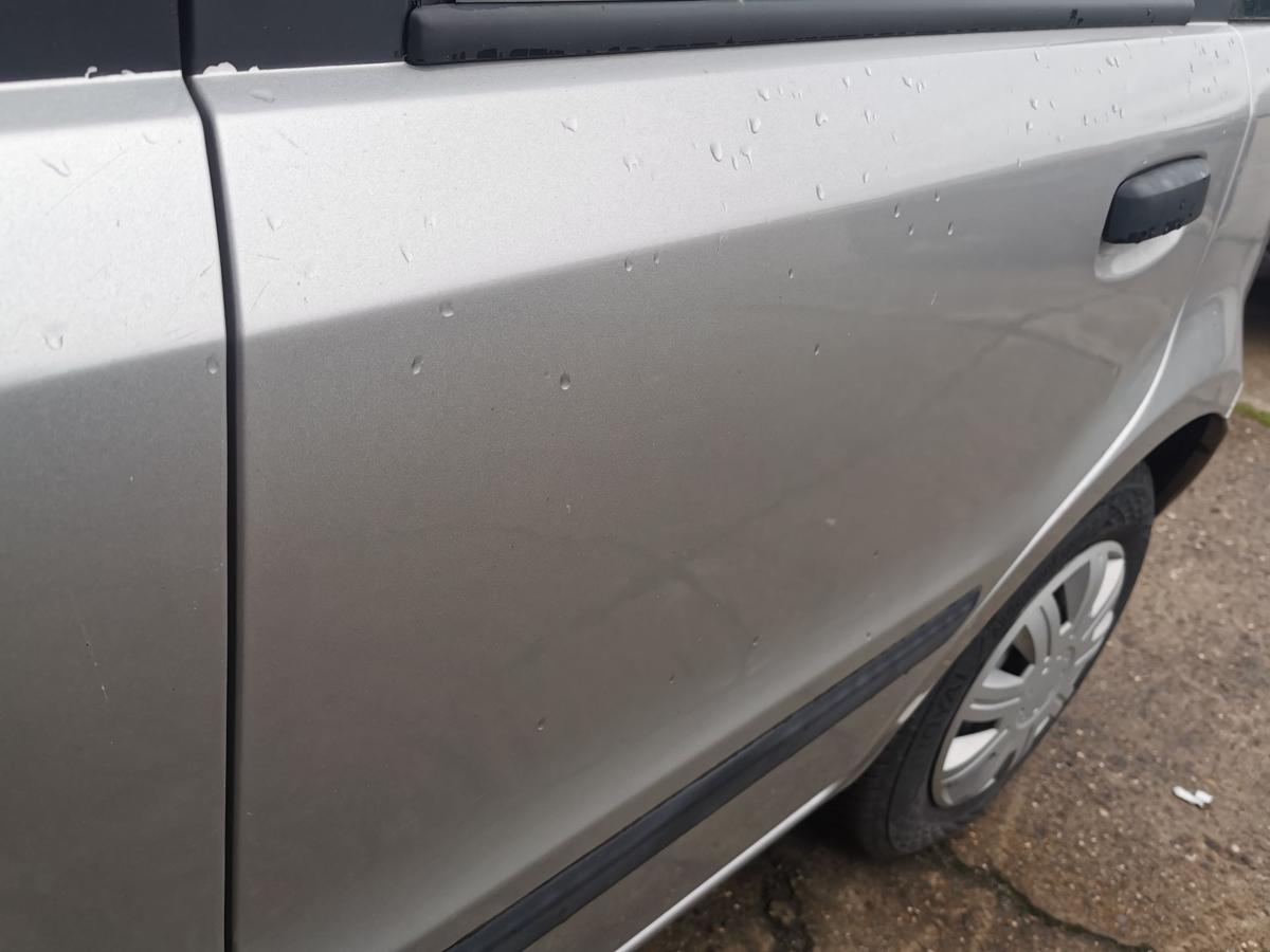 Fiat Panda 169 Tür Autotür Rohbautür Fondtür hinten links 647 Grigio Steel Met