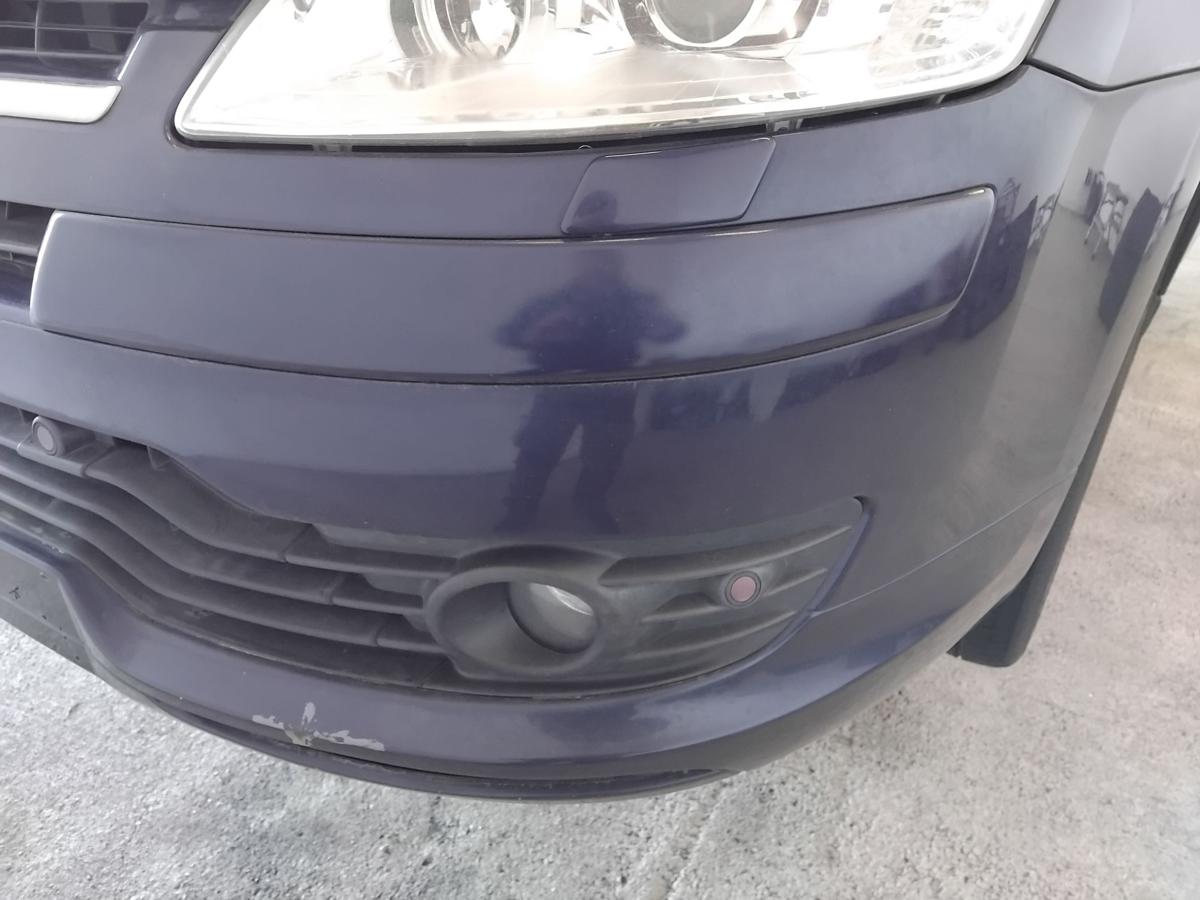 Citroen C4 original Sto&szlig;f&auml;nger Sto&szlig;stange vorn mit PDC und SRA BJ2007 KPU Oriental Blau