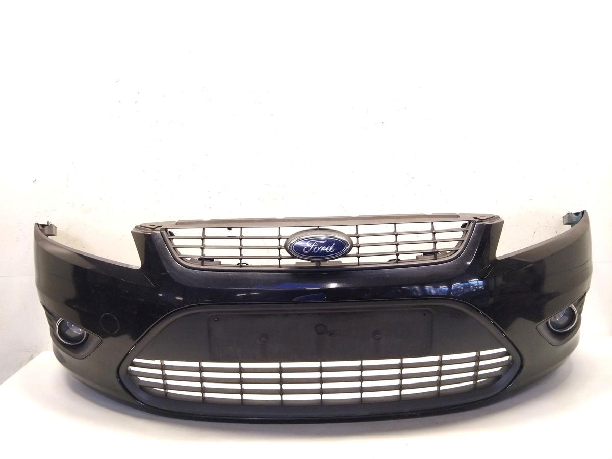 Ford Focus 2 Facelift DA3 original Sto&szlig;stange Sto&szlig;f&auml;nger vorn Bj.2009 pantherschwarzmetallic